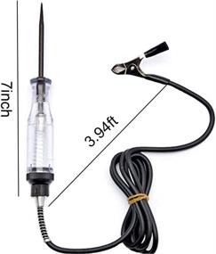 img 3 attached to ⚡️ TuNan Car Circuit Tester - 6V-12V-24V DC Voltage Test Electrical Volt Continuity Tester with Indicator Light/Long Probe - Black