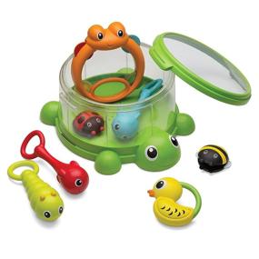 img 4 attached to Infantino Turtle Cover 8 Piece Percussion