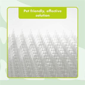 img 2 attached to 🐱 Effective Homarden Cat Deterrent Outdoor Mat: 6 Pack Pet Training Spike Mats - Keep Cats and Dogs Away - Indoor/Outdoor Plastic Mats with Spikes - 16 x 13 Inches