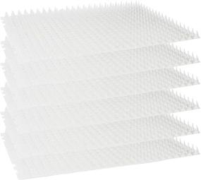 img 4 attached to 🐱 Effective Homarden Cat Deterrent Outdoor Mat: 6 Pack Pet Training Spike Mats - Keep Cats and Dogs Away - Indoor/Outdoor Plastic Mats with Spikes - 16 x 13 Inches