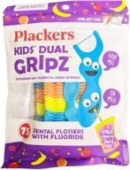 🍓 berry flavored plackers kids 1st floss picks - 75 ct - 2 pack logo