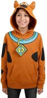 🐶 scooby doo hoodie for boys - cartoon character with 3d ears logo