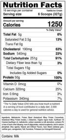 img 2 attached to Evlution Nutrition Stacked Protein Gainer - Whey Protein Powder Complex: 50g Protein, 250g Carbs - Muscle Building, Recovery, Post Workout - Gluten-Free - Vanilla Ice Cream Flavor (12 LB)