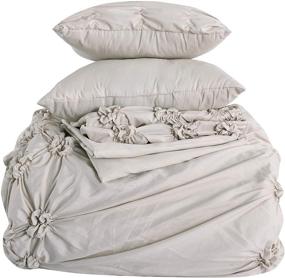 img 2 attached to 🛏️ Amrapur Overseas Sophie King/California King Sand 8-Piece Comforter Set