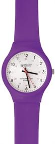 img 1 attached to ⌚ Prestige Medical Quartz Student Scrub Watch in Purple, Lightweight - 1.65 Ounce