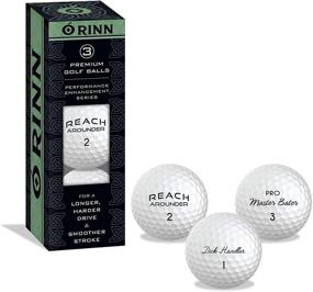 img 3 attached to Novelty Golf Ball 3 Pack: Perfect Gifts for 🏌️ Golfers, Bachelor Party, Groomsman, White Elephant & Stocking Stuffers for Him