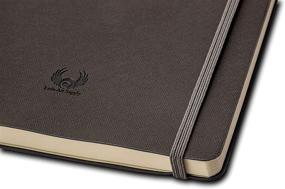 img 4 attached to 📔 Leda Art Supply Perfect Premium A5 Sketch Book: Ideal for Professional Ink, Pen, Graphite & Colored Pencil Drawing - 160 Tear Resistant Pages