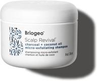 🧖 briogeo scalp revival charcoal and coconut oil micro-exfoliating shampoo - get relief from a dry, flaky, itchy scalp with this soothing scalp scrub treatment - 8 ounces logo