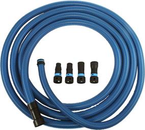 img 4 attached to 🌀 Cen-Tec Systems 95215: Antistatic Vacuum Hose & Shop Vacs with Power Tool Adapter Set - 30ft Blue