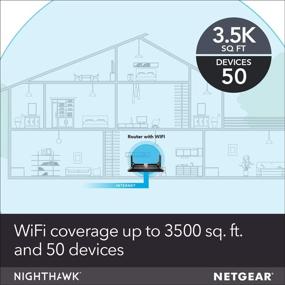 img 3 attached to 🔌 Netgear R8000-100PAS Nighthawk X6 AC Wireless Router, Black - 802.11A/B/G/n/AC Desktop