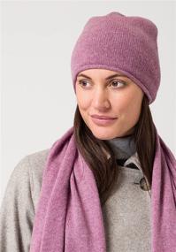 img 3 attached to 🧣 Stay Warm and Stylish with Style Republic Women’s Rolled Beanie – Luxuriously Soft & Stretchy 100% Cashmere Winter Hat