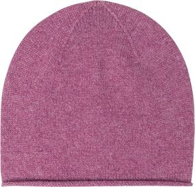 img 2 attached to 🧣 Stay Warm and Stylish with Style Republic Women’s Rolled Beanie – Luxuriously Soft & Stretchy 100% Cashmere Winter Hat