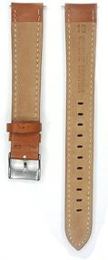 img 3 attached to Genuine Leather Watchband Replacement – Enhance Your Men's Watches, 88X140mm