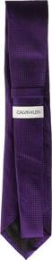 img 1 attached to 🎩 Calvin Klein Modern Gingham Burgundy Men's Accessories: Enhancing Ties, Cummerbunds, and Pocket Squares