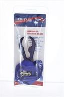 🔪 heritage 5 inch snip with lanyard - blue handle: precision cutting tool with convenient lanyard for easy access logo