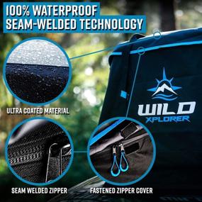 img 2 attached to 🚗 Ultimate XXL Rooftop Cargo Carrier: Waterproof 19 Cubic Feet Roof Bag for Cars, with or without Roof Rack - Ideal for Camping, Ski Trips, and Vacations
