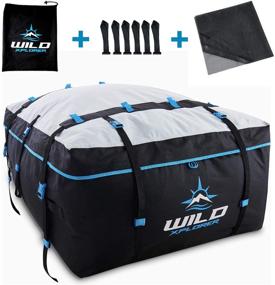 img 4 attached to 🚗 Ultimate XXL Rooftop Cargo Carrier: Waterproof 19 Cubic Feet Roof Bag for Cars, with or without Roof Rack - Ideal for Camping, Ski Trips, and Vacations