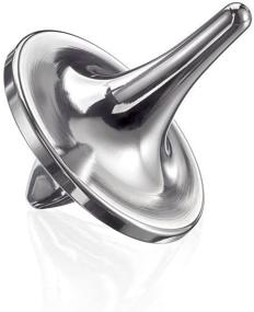 img 2 attached to 🔝 Highly-Polished Stainless Steel ForeverSpin Spinning Top - Internationally Acclaimed Spinning Tops