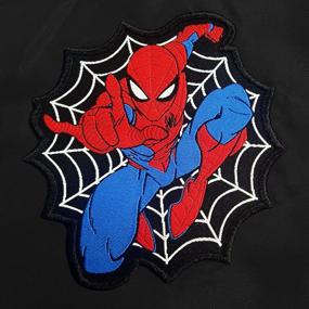 img 1 attached to 🕷️ Мальчикам шерстяная куртка Marvel Spider-Man с дизайном из частей