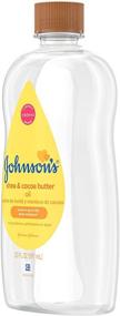 img 3 attached to 🍼 Johnson's Baby Oil: Shea & Cocoa Butter Enriched, Hypoallergenic Moisture Protection – 20 fl. oz.