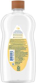 img 2 attached to 🍼 Johnson's Baby Oil: Shea & Cocoa Butter Enriched, Hypoallergenic Moisture Protection – 20 fl. oz.