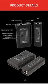 img 3 attached to 🔌 Noyafa NF 468V Cable Tester Cat5: Enhanced Connectivity Assurance for Cat5 Cables