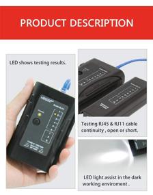 img 2 attached to 🔌 Noyafa NF 468V Cable Tester Cat5: Enhanced Connectivity Assurance for Cat5 Cables