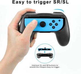 img 2 attached to Nintendo Switch Controllers Wear Resistant Handle