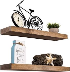 img 1 attached to Imperative Décor Floating Shelves Rustic