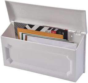 img 2 attached to 📬 Gibraltar Mailboxes Windsor White Plastic Wall-Mount Mailbox, Small Capacity, Rust-Proof, WMH00W04