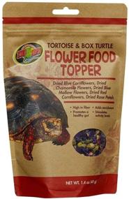img 1 attached to 🌸 Enhance Your Tortoise & Box Turtle's Diet with Zoo Med Flower Food Topper