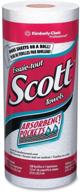 🧻 scott white kitchen towel rolls, 8 7/8 x 11, perforated, 128 sheets/roll logo