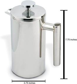 img 3 attached to 🏺 Cuisinox 800ml Double Walled French Press for Enhanced SEO