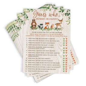 img 1 attached to Virtual Woodland Double Sided Invitations Activities