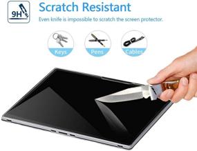 img 3 attached to 📱 2 Pack Megoo Screen Protector for Surface Book 3/2/1 (13.5 Inch) - Premium Tempered Glass, Easy Installation, Scratch Resistant - Compatible with Surface Pen