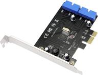 💻 enhance your pc's connectivity with sinloon pci express to dual 19 pin usb 3.0 card adapter логотип