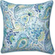 🔵 blue floor pillow: pillow perfect outdoor/indoor gilford baltic - 25" x 25 logo