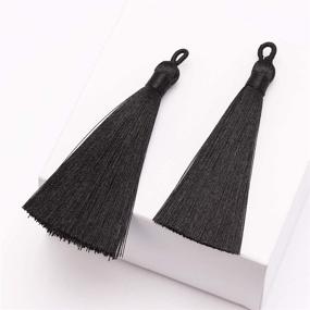 img 1 attached to 🎀 Forise 30pcs Tassels Assortment - Fashionable Soft Silky Elegant Tassels, Ideal for Making DIY Crafts, Jewelry Accessories