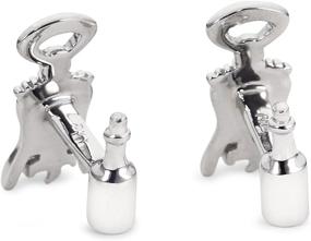 img 2 attached to ROTENIER Novelty Sterling Corkscrew Cufflinks