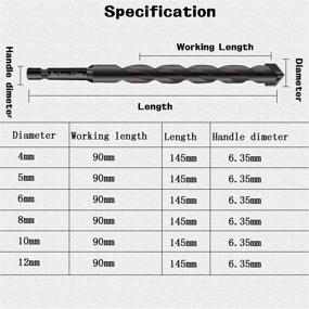 img 1 attached to Инструменты для резки тонкостенного бетона и пластика Tungsten Mgtgbao и промышленные сверла