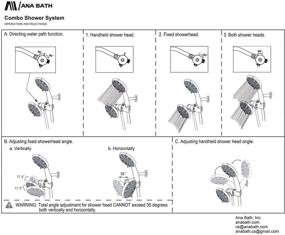 img 2 attached to Ana Bath SS5159CCP Function Showerhead