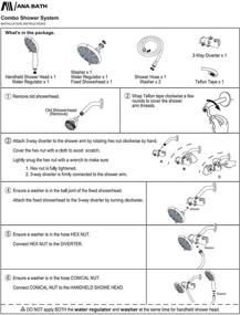 img 3 attached to Ana Bath SS5159CCP Function Showerhead