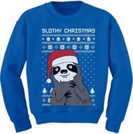🎅 tstars sloth christmas sweater sweatshirt for boys – fashionable hoodies & sweatshirts logo