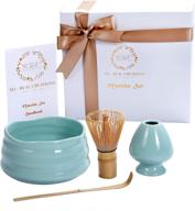 🍵 premium src japanese matcha tea set - complete 5-piece matcha kit with whisk and bowl for traditional japanese tea ceremony - includes detailed instructions логотип