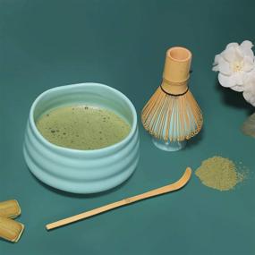 img 2 attached to 🍵 Premium SRC Japanese Matcha Tea Set - Complete 5-Piece Matcha Kit with Whisk and Bowl for Traditional Japanese Tea Ceremony - Includes Detailed Instructions