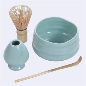 img 3 attached to 🍵 Premium SRC Japanese Matcha Tea Set - Complete 5-Piece Matcha Kit with Whisk and Bowl for Traditional Japanese Tea Ceremony - Includes Detailed Instructions