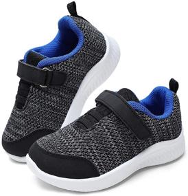 img 4 attached to 👟 Active Playtime Sneakers for Toddler Boys: Kids Athletic Running Shoes Perfect for Playground Fun, Active Play, and School