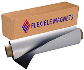 img 4 attached to 🧲 Flexible Magnet Sheet with Adhesive (2' x 5') - Perfect for DIY Home, Office, Auto, Shop, and Crafts Projects