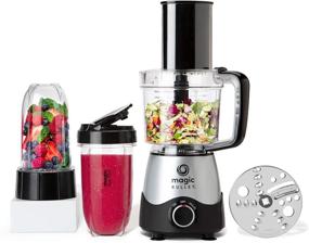 img 3 attached to 🔪 Серебряный кухонный комбайн Silver Magic Bullet MB50200 Kitchen Express - вместимость 3,5 чашки