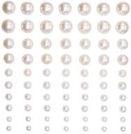 700 pieces of assorted size flat back pearl sticker sheets for crafts – outus self-adhesive pearls stick on face pearls logo